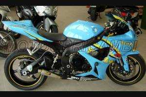 Lackierte Straße Verkleidung auf ABS kompatibel mit Suzuki Gsxr 600/750 2006 - 2007 - MXPCAV1977