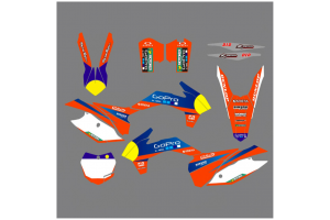 Kit adesivi compatibile con per KTM SX 125 200 250 300 350 450 2013 2016 - MXPKAD13497