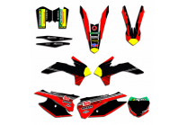 Kit adesivi compatibile con per KTM SXF 125 200 250 300 350 450 2013 2015 - MXPKAD13508