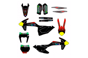 Kit de pegatinas compatible con per KTM SXF 125 200 250 300 350 450 2016 2018 - MXPKAD13514