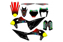 Kit de pegatinas compatible con per KTM SX SXF 125 200 250 300 350 450 2019 2021 - MXPKAD13363