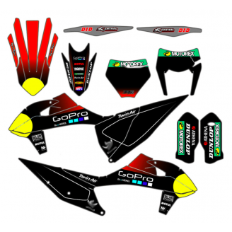 Kit adesivi compatibile con per KTM SX SXF 125 200 250 300 350 450 2019 2021 - MXPKAD13520