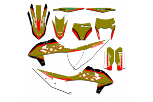 Kit adesivi compatibile con per KTM SX SXF 125 200 250 300 350 450 2019 2021 - MXPKAD13524