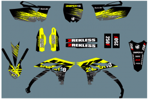 Kit de pegatinas compatible con per YAMAHA YZF 250 2010 - 2013 - MXPKAD13543