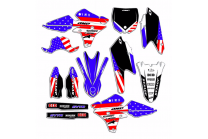 Kit Autocollants compatible avec per YAMAHA YZF 250 2014 - 2018 - MXPKAD13545
