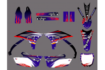 Kit Autocollants compatible avec per YAMAHA YZF 450 2010 - 2013 - MXPKAD13282