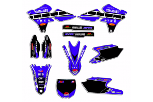 Aufkleber Satz kompatibel mit per YAMAHA YZF 450 2014 - 2017 - MXPKAD13560