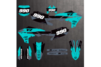 Kit Autocollants compatible avec per YAMAHA YZF 450 2018 - 2021 - MXPKAD13567
