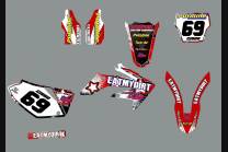 Kit Autocollants compatible avec per Honda CRF 250 2006 - 2009 - MXPKAD13256
