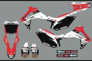 Kit de pegatinas compatible con per Honda CRF 450 2009 - 2012 - MXPKAD13262