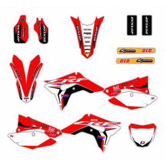 Aufkleber Satz kompatibel mit per Honda CRF 450 2017 - 2018 - MXPKAD13265