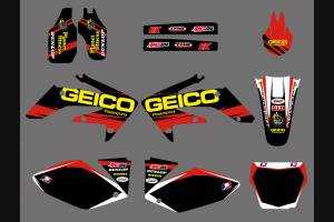 Kit Autocollants compatible avec per Honda CRF 250 2004 - 2005 - MXPKAD13620