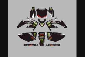Kit adesivi compatibile con per Honda CRF 150 2006 - 2010 - MXPKAD13254