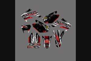 Kit adesivi compatibile con per Honda CRFX 250 - 300 2004 - 2016 - MXPKAD13269