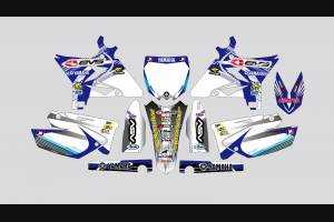 Sticker set compatible with per YAMAHA YZ 125/250 2002 - 2014 - MXPKAD13272