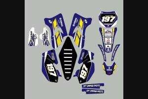 Sticker set compatible with per YAMAHA YZF 250 450 2003 - 2005 - MXPKAD13278