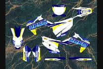 Aufkleber Satz kompatibel mit per HUSQVARNA TC 125/250 - FC 250/350/450 2019 - 2021 - MXPKAD13641