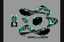 Kit de pegatinas compatible con per KAWASAKI KX 85 2004 - 2010 - MXPKAD13651