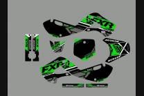 Aufkleber Satz kompatibel mit per KAWASAKI KX 85 2004 - 2010 - MXPKAD13651