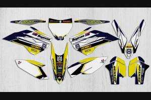 Kit Autocollants compatible avec per HUSQVARNA TC 125/250 - FC 250/350/450 2014 - 2015 - MXPKAD13718