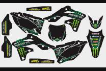 Kit Autocollants compatible avec per KAWASAKI KXF 250 2013 - 2016 - MXPKAD13724