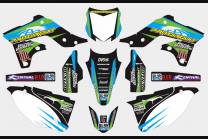 Kit Autocollants compatible avec per KAWASAKI KXF 250 2013 - 2016 - MXPKAD13725