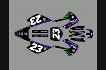 Aufkleber Satz kompatibel mit per KAWASAKI KX 85 2004 - 2010 - MXPKAD13712