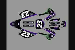 Sticker set compatible with per KAWASAKI KX 85 2004 - 2010 - MXPKAD13712