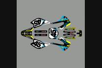 Aufkleber Satz kompatibel mit per KAWASAKI KX 85 2004 - 2010 - MXPKAD13711