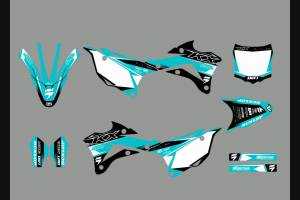 Kit Autocollants compatible avec per KAWASAKI KX 85 2014 - 2020 - MXPKAD13730