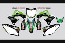 Kit Autocollants compatible avec per KAWASAKI KXF 250 2009 - 2012 - MXPKAD13731