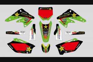 Kit de pegatinas compatible con per KAWASAKI KXF 250 2004 - 2005 - MXPKAD13736