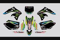 Kit Autocollants compatible avec per KAWASAKI KXF 250 2006 - 2008 - MXPKAD13657