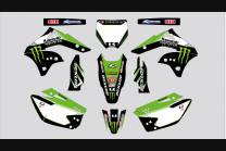Kit Autocollants compatible avec per KAWASAKI KXF 250 2006 - 2008 - MXPKAD13657