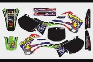 Sticker set compatible with per KAWASAKI KX 125/250 1999 - 2002 - MXPKAD13653