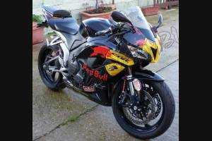 Lackierte Straße Verkleidung auf ABS kompatibel mit Honda CBR 600 RR 2007 - 2008 - MXPCAV1994
