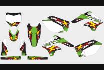 Kit adesivi compatibile con per KAWASAKI KXF 450 2006 - 2008 - MXPKAD13662