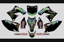 Kit Autocollants compatible avec per KAWASAKI KXF 450 2009 - 2011 - MXPKAD13663