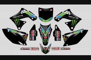 Sticker set compatible with per KAWASAKI KXF 450 2009 - 2011 - MXPKAD13663