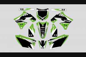 Sticker set compatible with per KAWASAKI KXF 450 2009 - 2011 - MXPKAD13754