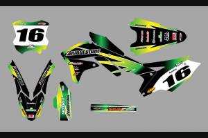 Sticker set compatible with per KAWASAKI KXF 450 2016 - 2018 - MXPKAD13760