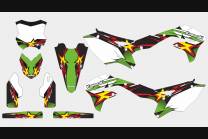 Kit adesivi compatibile con per KAWASAKI KXF 450 2016 - 2018 - MXPKAD13760
