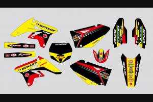 Sticker set compatible with per SUZUKI RMZ 250 2007 - 2009 - MXPKAD13766