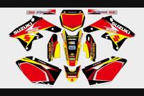 Kit Autocollants compatible avec per SUZUKI RMZ 250 2007 - 2009 - MXPKAD13766