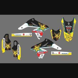 Aufkleber Satz kompatibel mit per SUZUKI RMZ 250 2010 - 2017 - MXPKAD13696