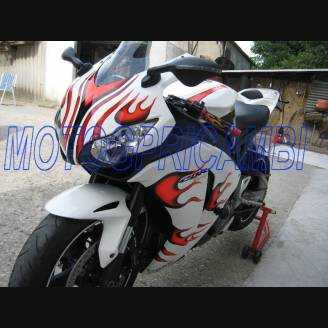 Lackierte Straße Verkleidung auf ABS kompatibel mit Honda Cbr 1000 2008 - 2011 - MXPCAV1999