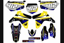 Kit Autocollants compatible avec per SUZUKI RMZ 450 2005 - 2006 - MXPKAD13778