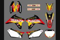 Kit adesivi compatibile con per SUZUKI RMZ 450 2007 - MXPKAD13699