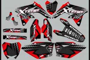 Kit Autocollants compatible avec per SUZUKI RMZ 450 2008 - 2017 - MXPKAD13700