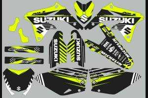 Kit adesivi compatibile con per SUZUKI RMZ 450 2008 - 2017 - MXPKAD13781